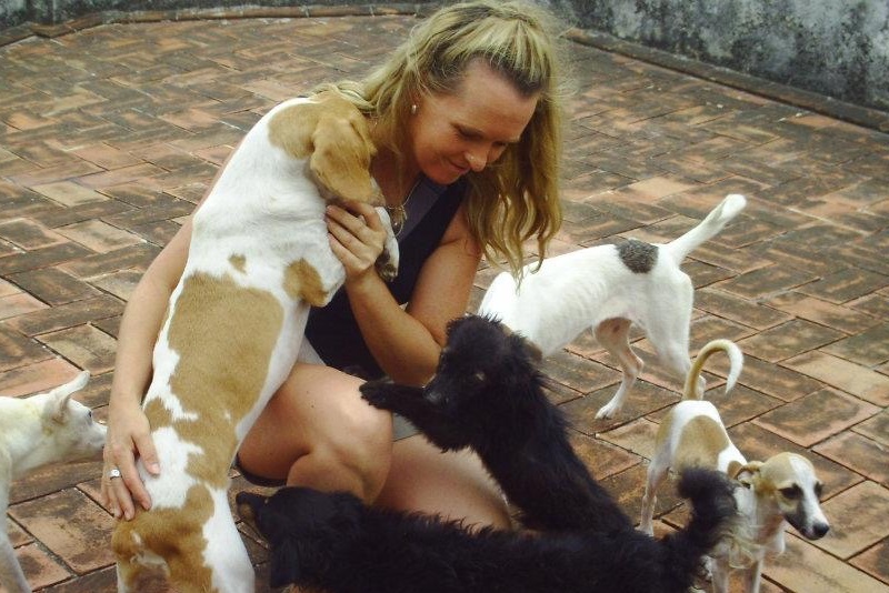 Foto van Mick met honden